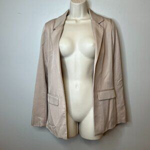 Abercrombie & Fitch Beige Blazer Jacket (XS)